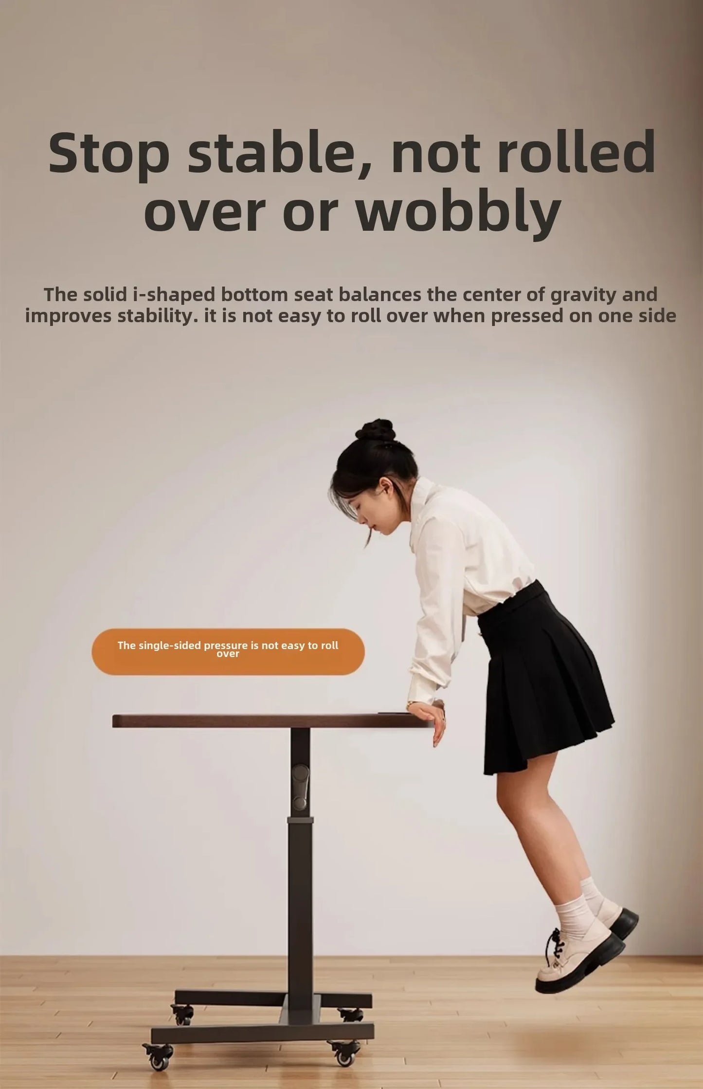 Mobile Height Adjustable Desk