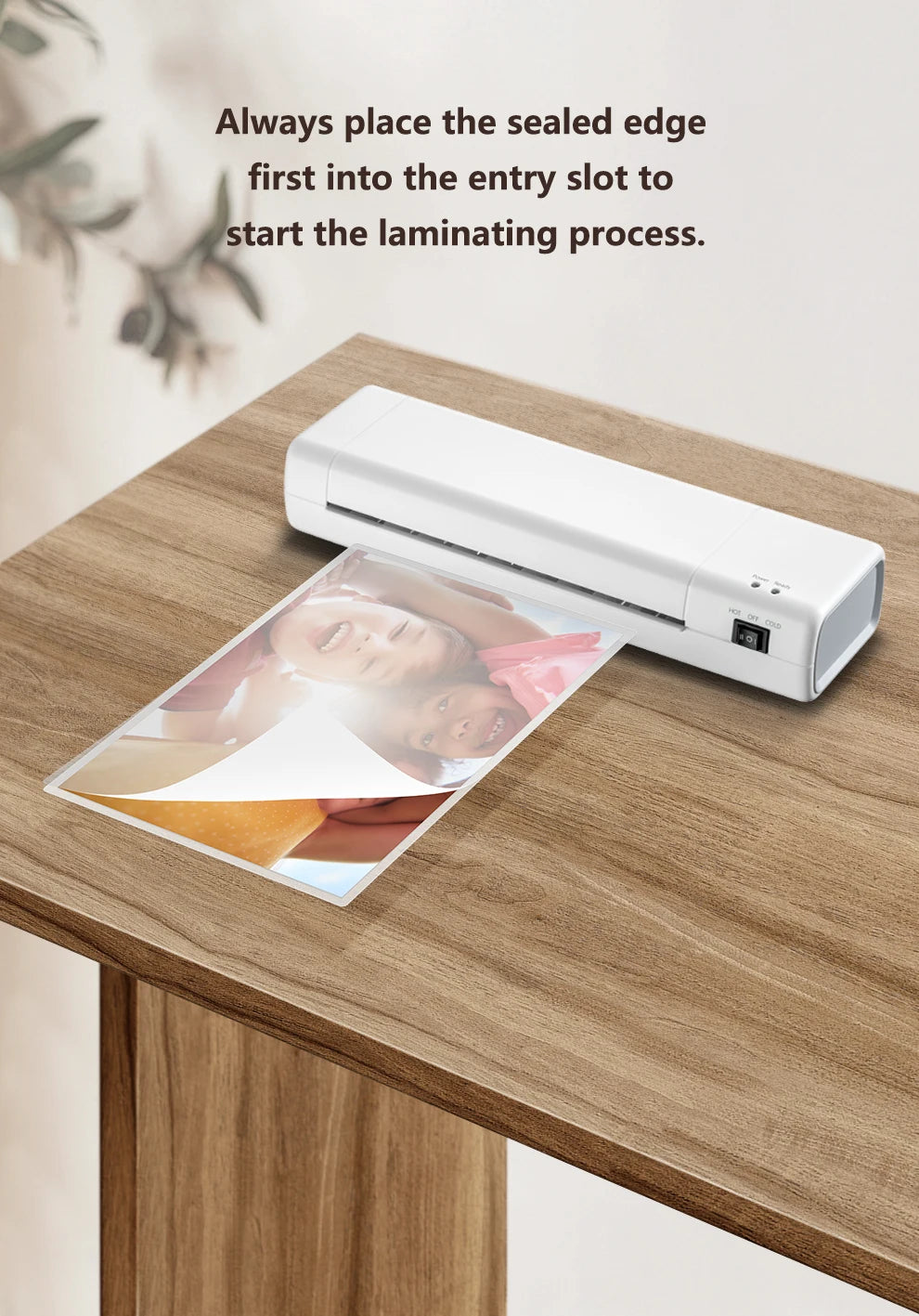 9 Inch Hot Cold Laminator