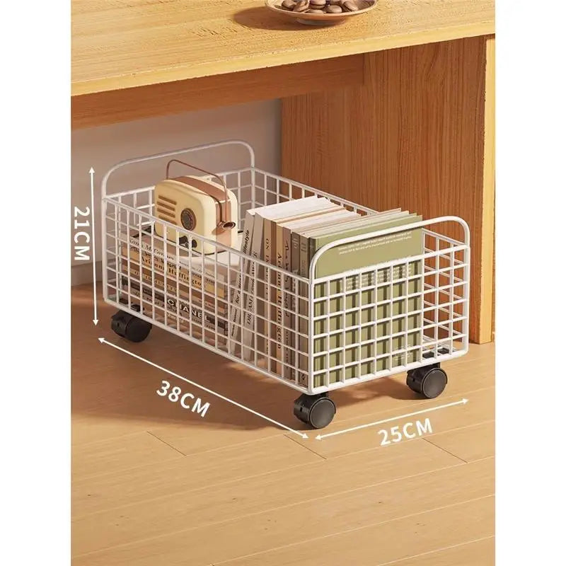 Under-Desk Metal Bookcase
