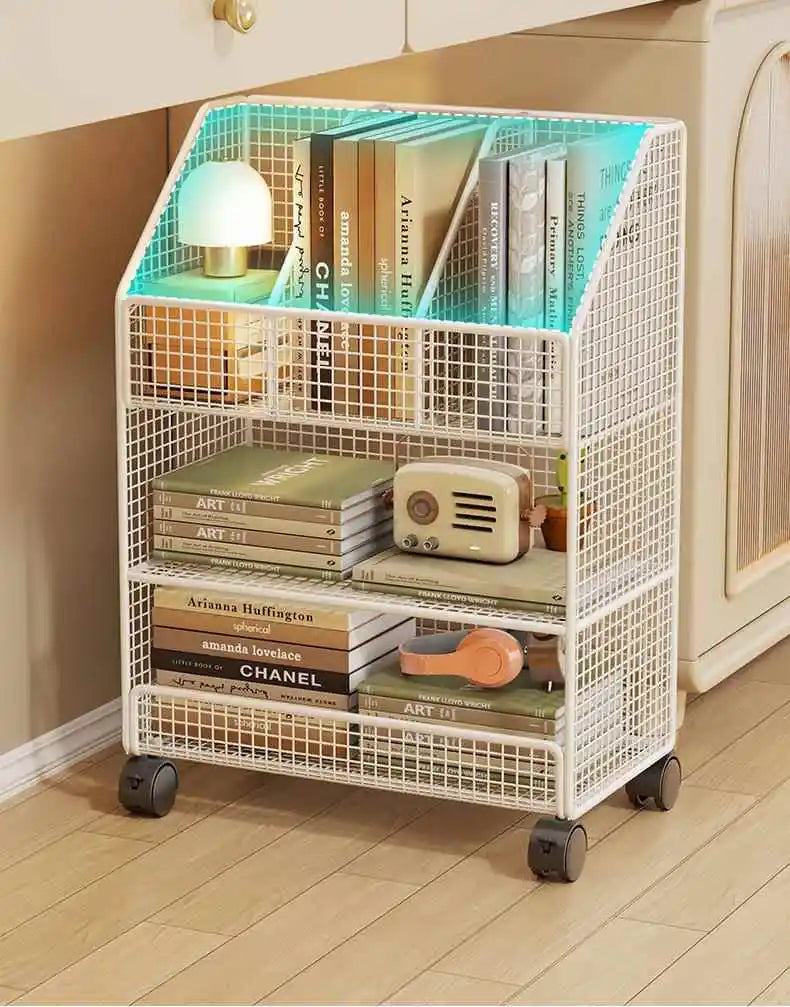 Under-Desk Metal Bookcase