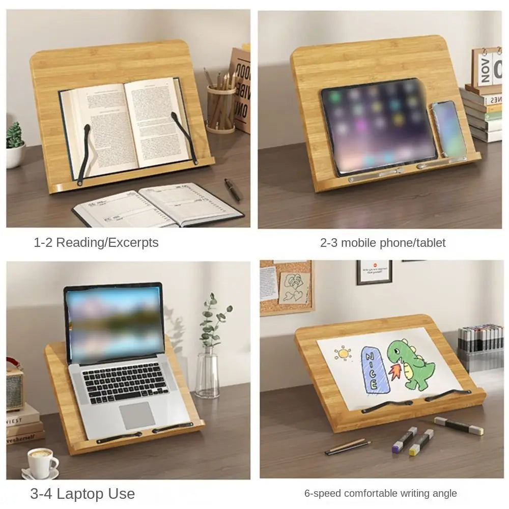 Adjustable Wooden Book Stand