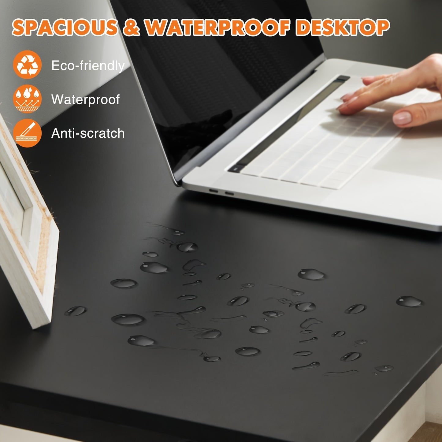 Desk with Storage Hook Bag