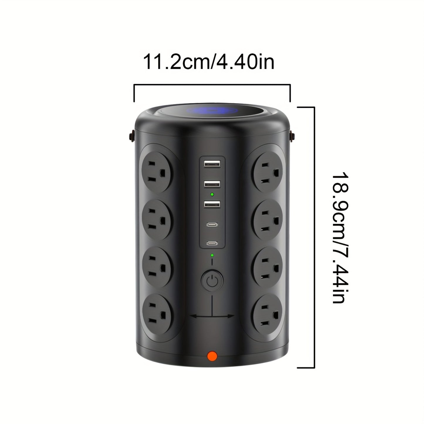Power Strip Tower with Surge
