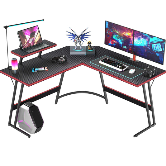 51 Inch L-Shaped Gaming Desk