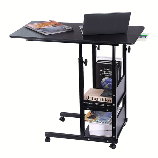 Rolling Standing Desk with Drawers