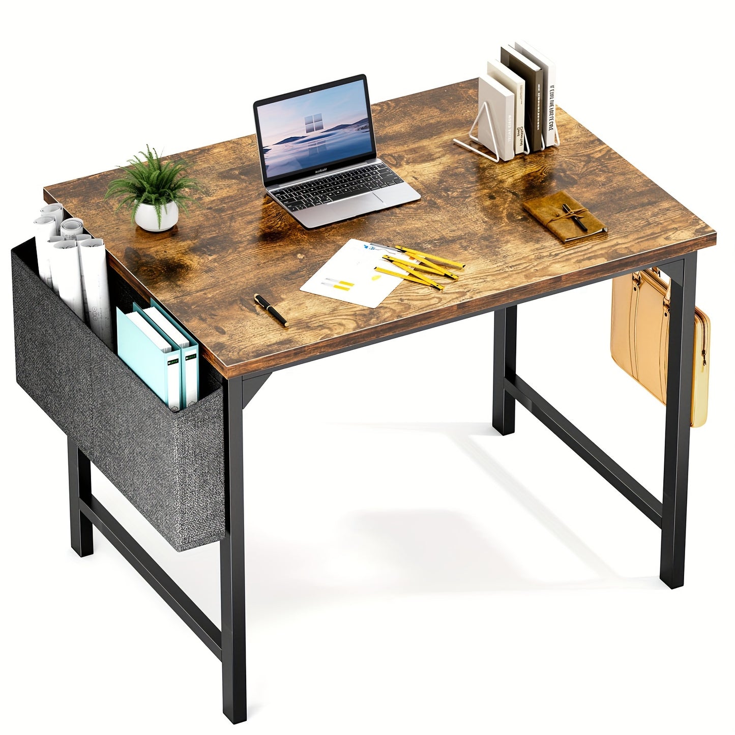 Desk with Storage Hook Bag