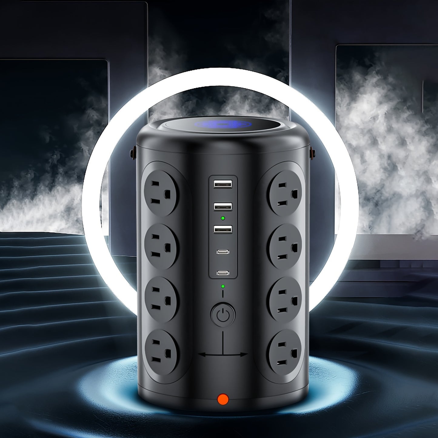 Power Strip Tower with Surge