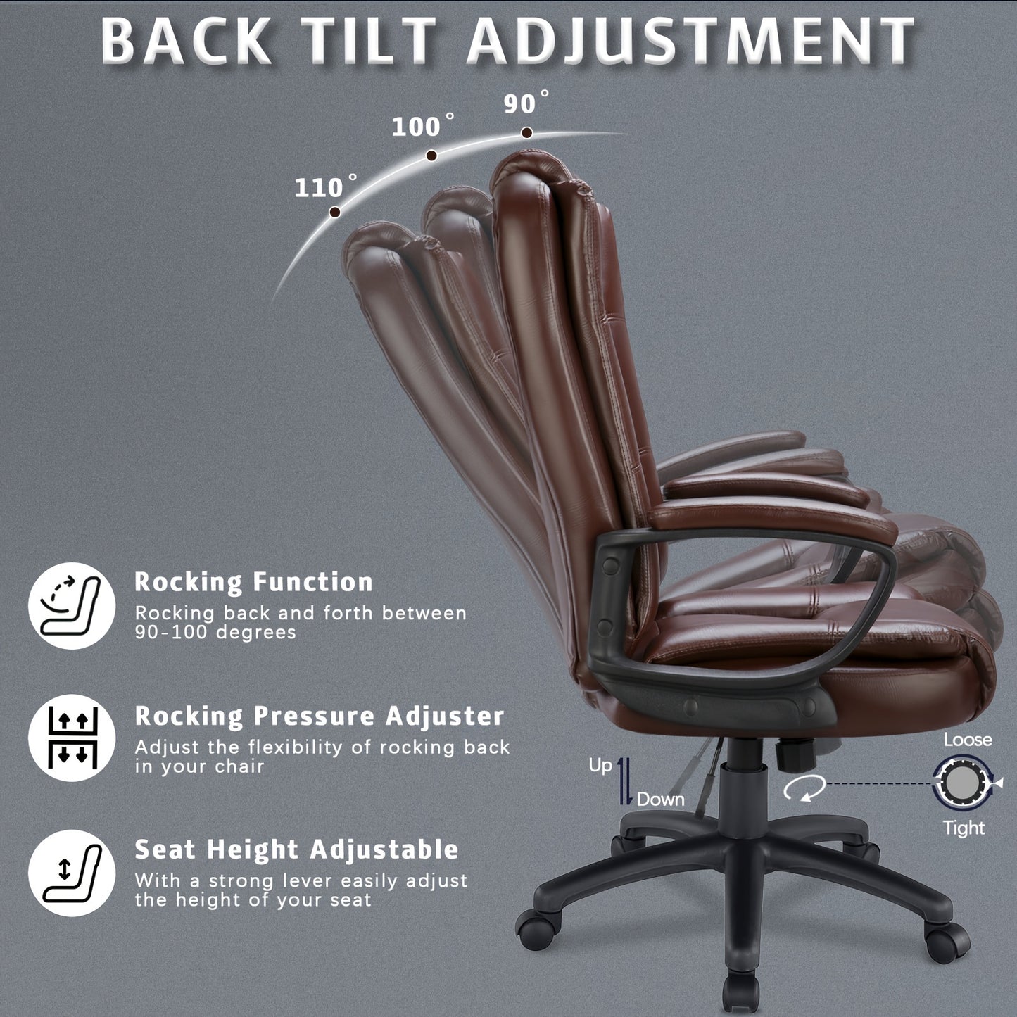 Big Tall PU Executive Chair
