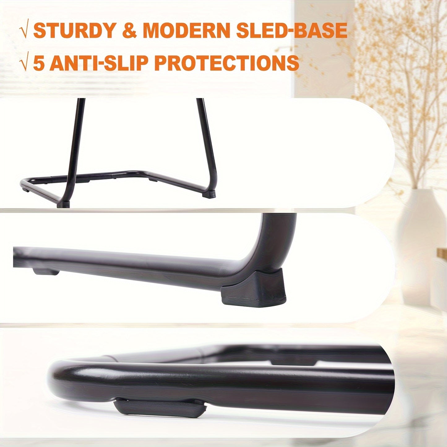 Sled Base Mesh Chair