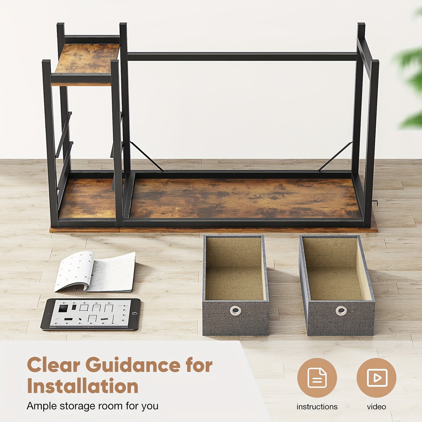 40 Inch Computer Desk Storage