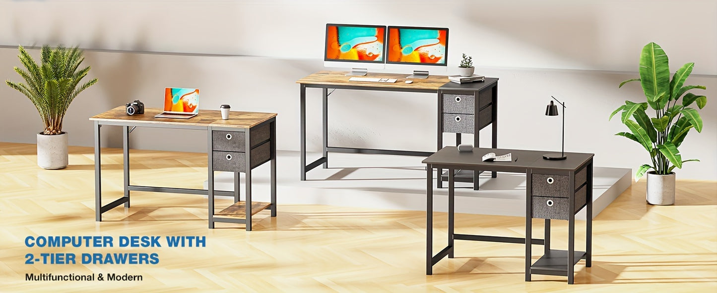 40 Inch Desk with Drawers