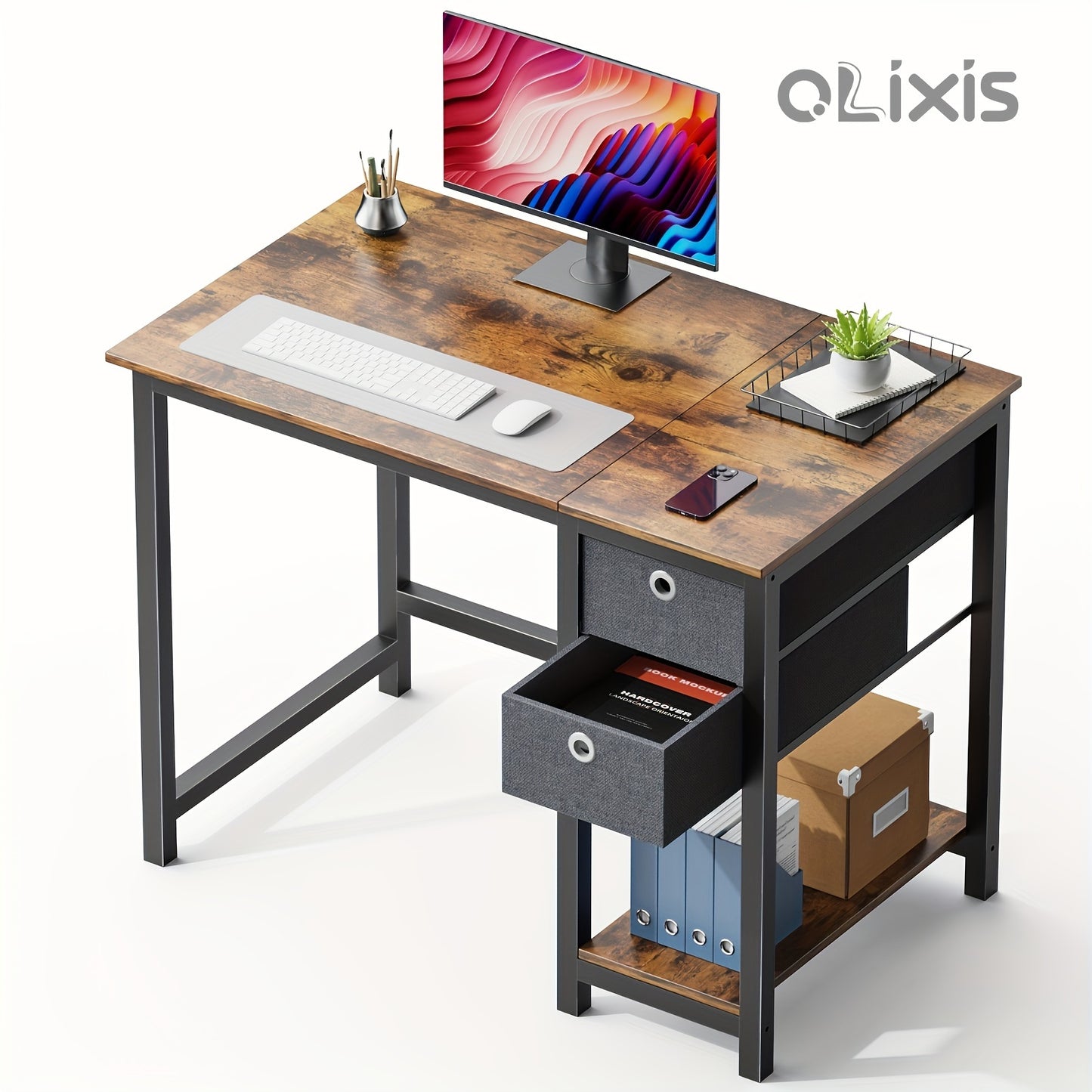 40 Inch Computer Desk Storage