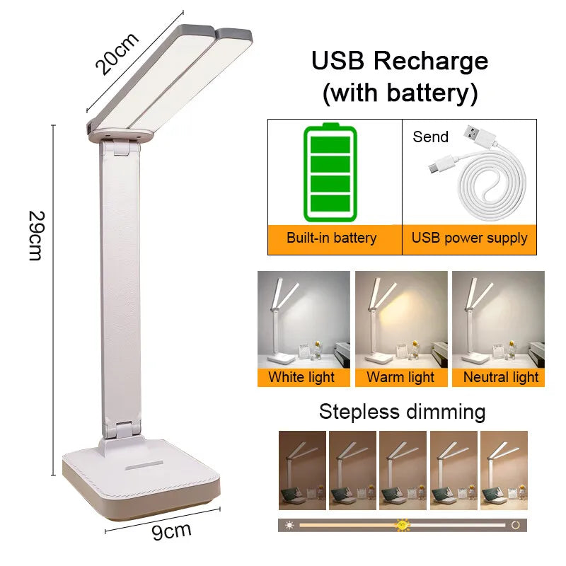 Rechargeable Touch LED Desk Lamp