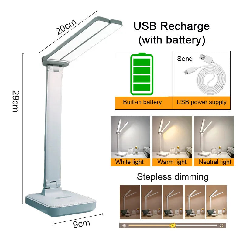 Rechargeable Touch LED Desk Lamp