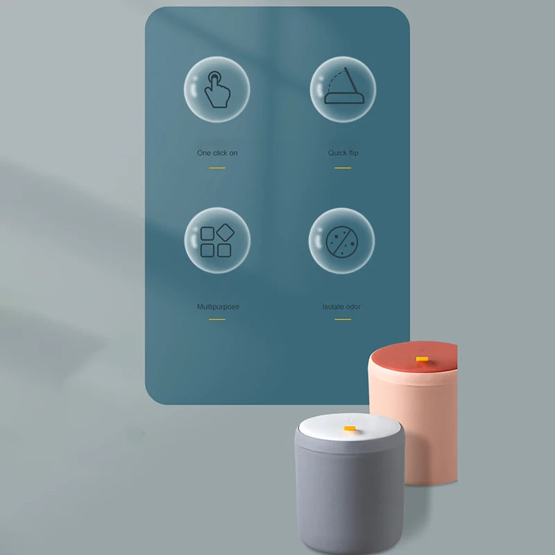 Mini Desktop Office Trash Bin