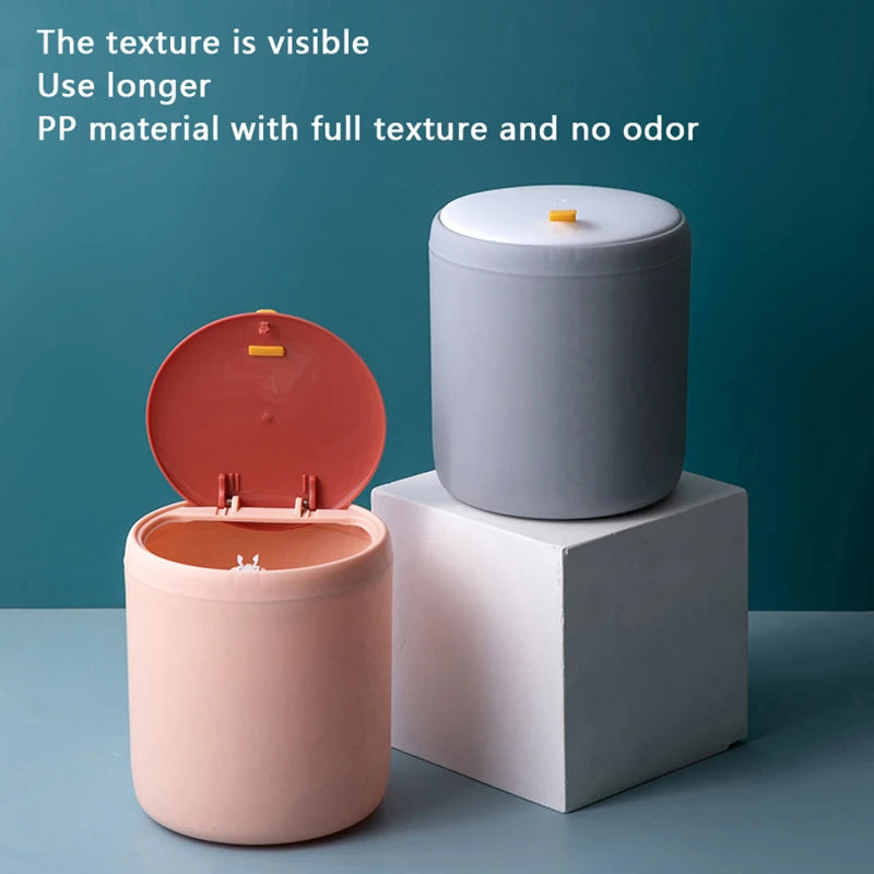 Mini Desktop Office Trash Bin