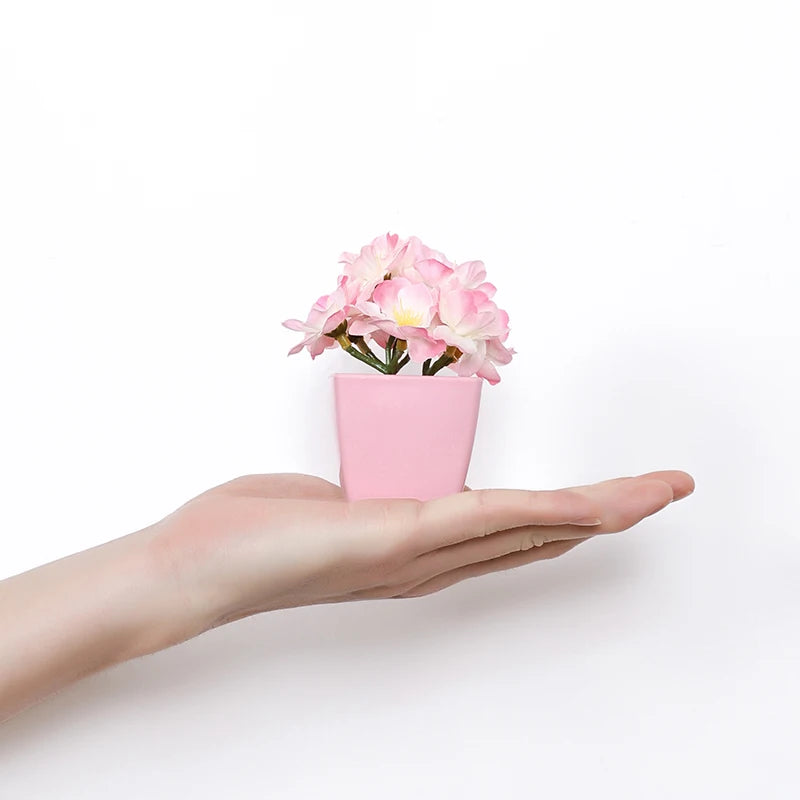 Mini Artificial Flower Pot