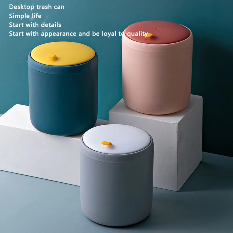 Mini Desktop Office Trash Bin