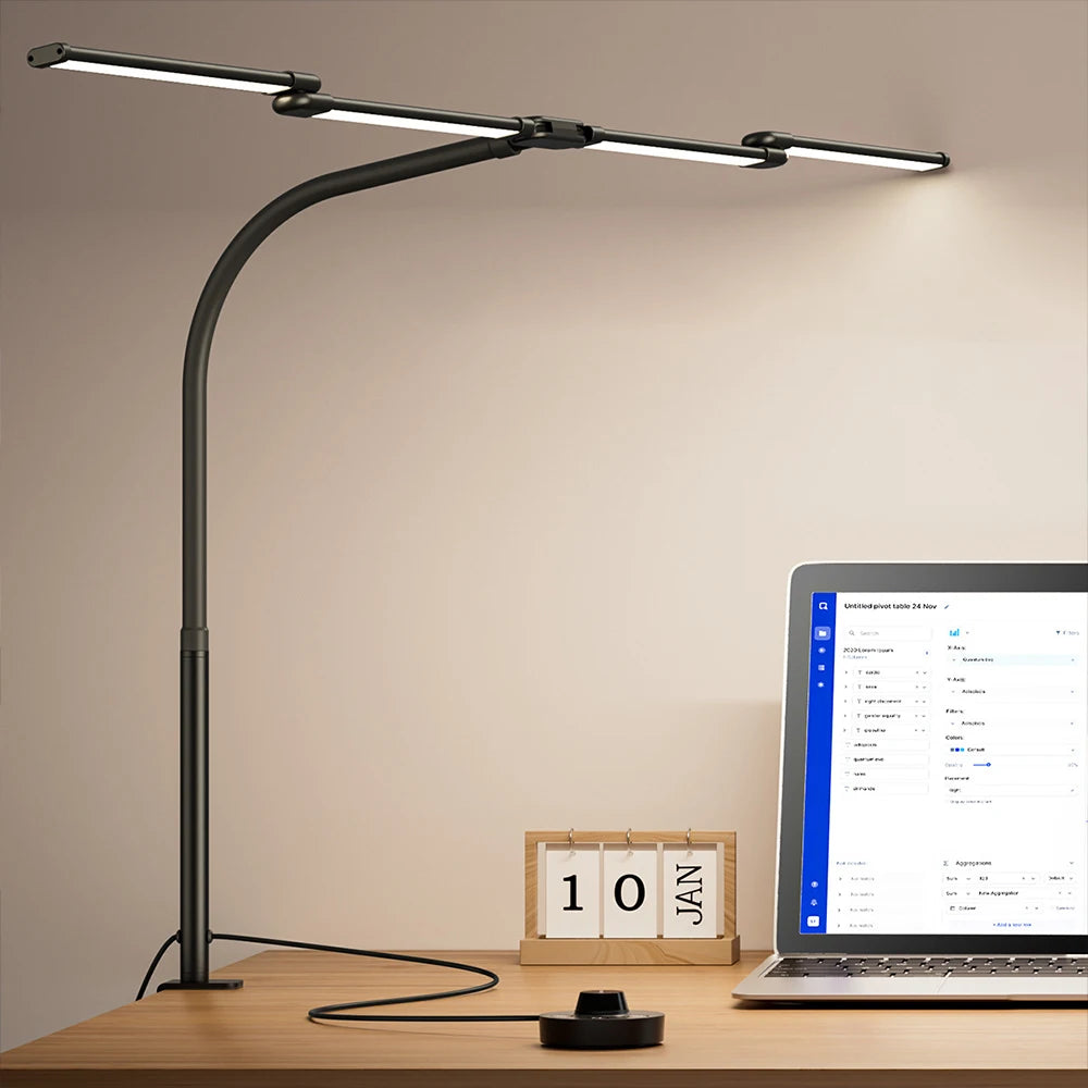 24W Clamp LED Desk Lamp