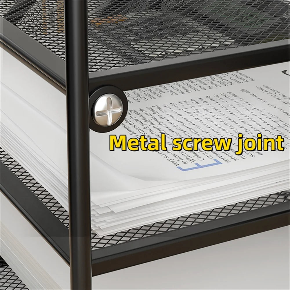 4-Tier Metal Desk Organizer