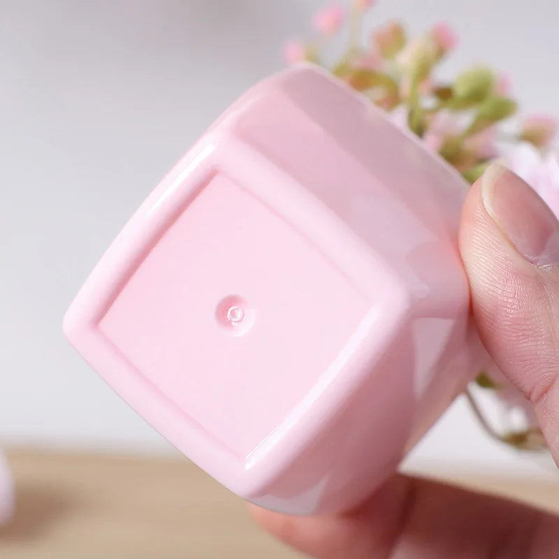 Mini Artificial Flower Pot