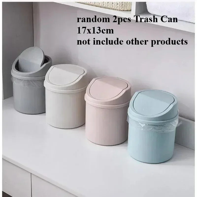 Compact Quiet-Close Trash Can