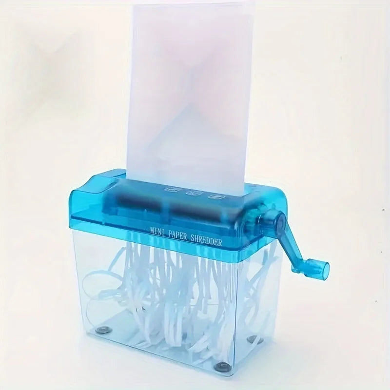 Manual Hand Crank Shredder