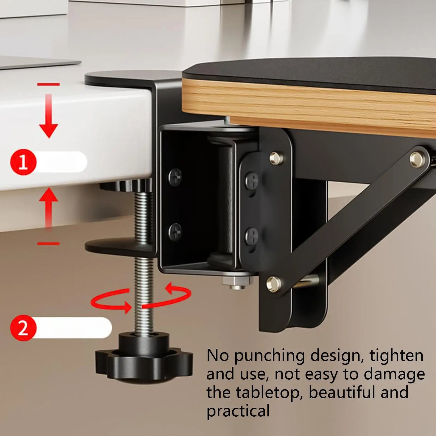 Adjustable Desk Arm Rest
