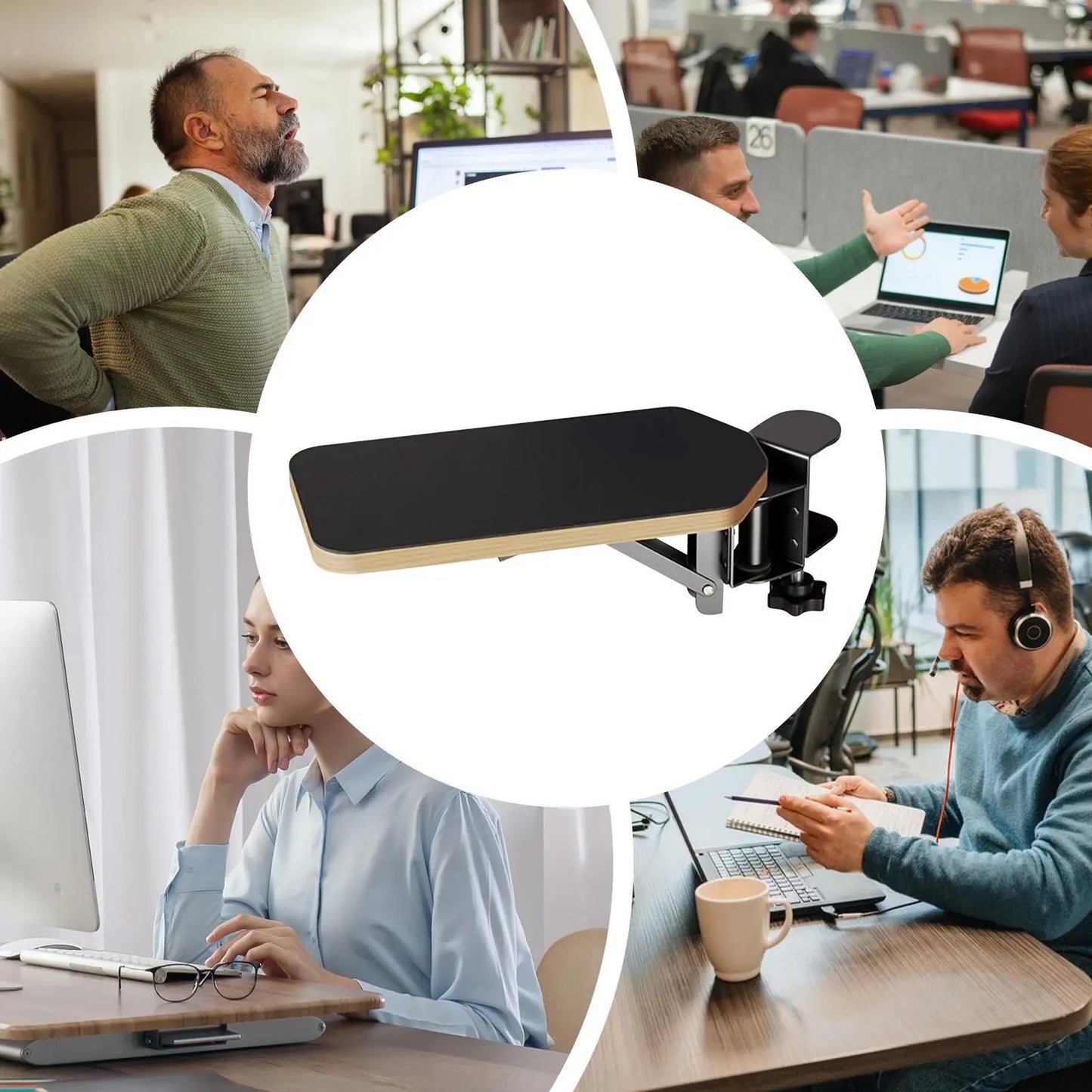 Adjustable Desk Arm Rest