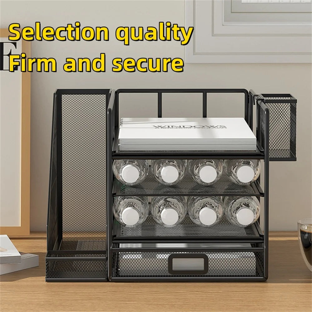 4-Tier Metal Desk Organizer
