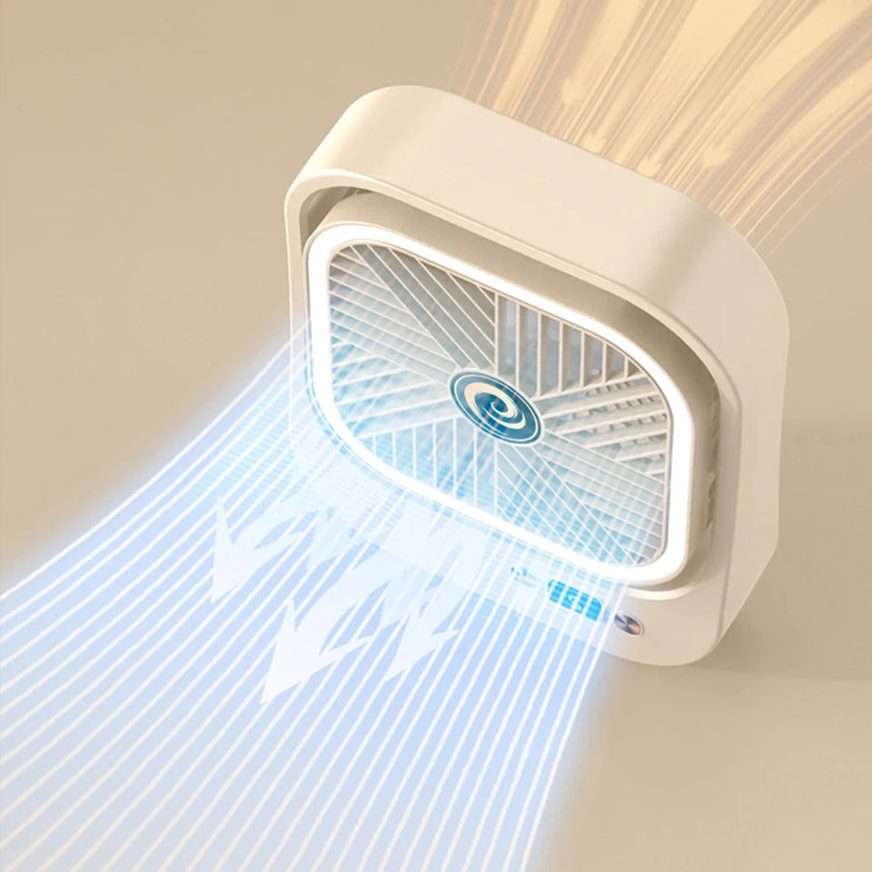 Rechargeable LED Mini Desk Fan