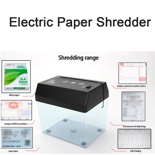 Portable Mini Paper Shredder