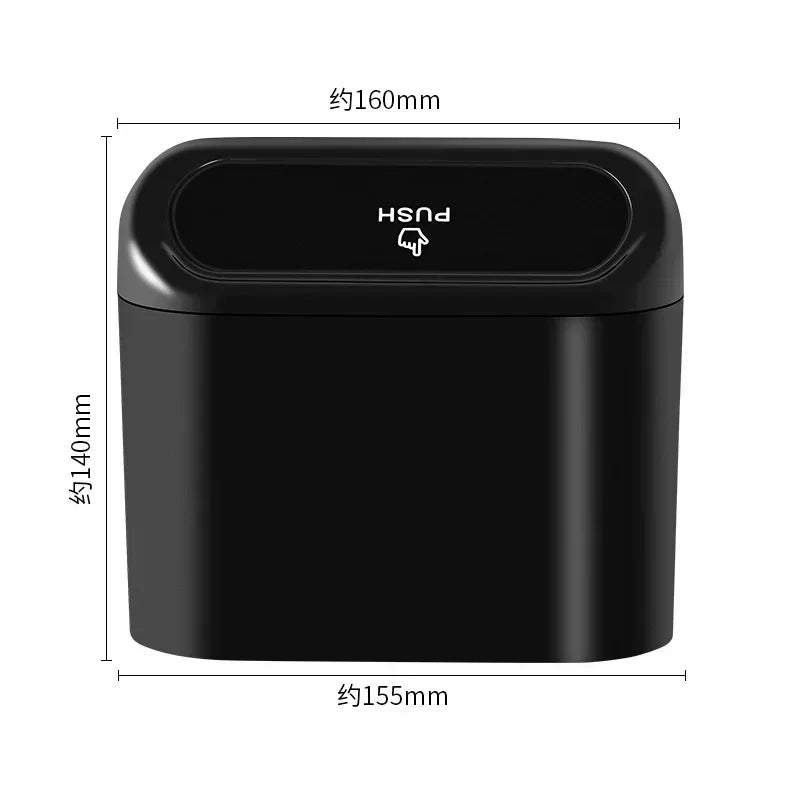 Compact Quiet-Close Trash Can