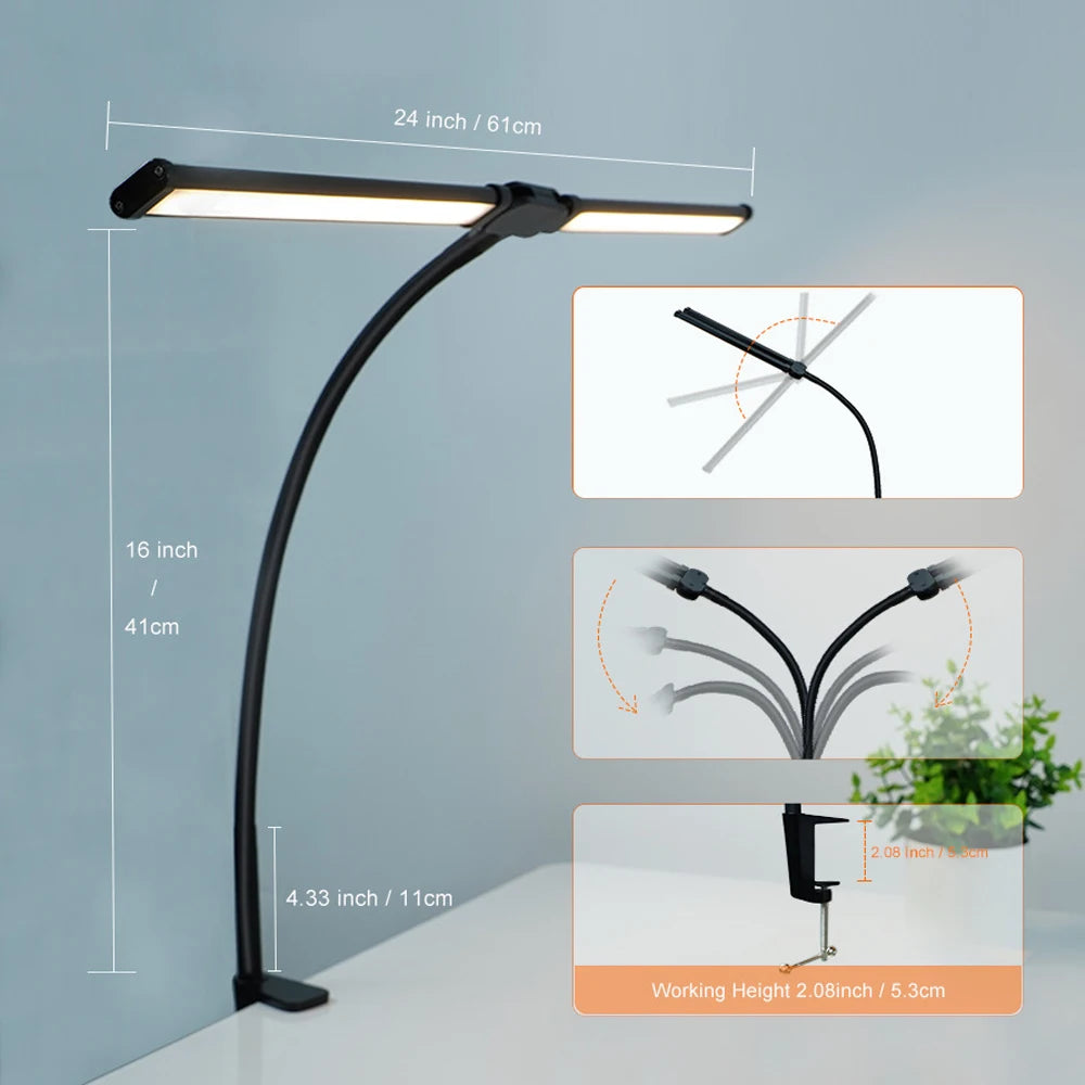 Double Head Eye-Caring Lamp