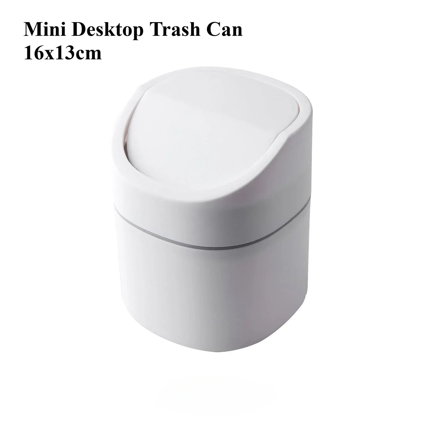 Compact Quiet-Close Trash Can