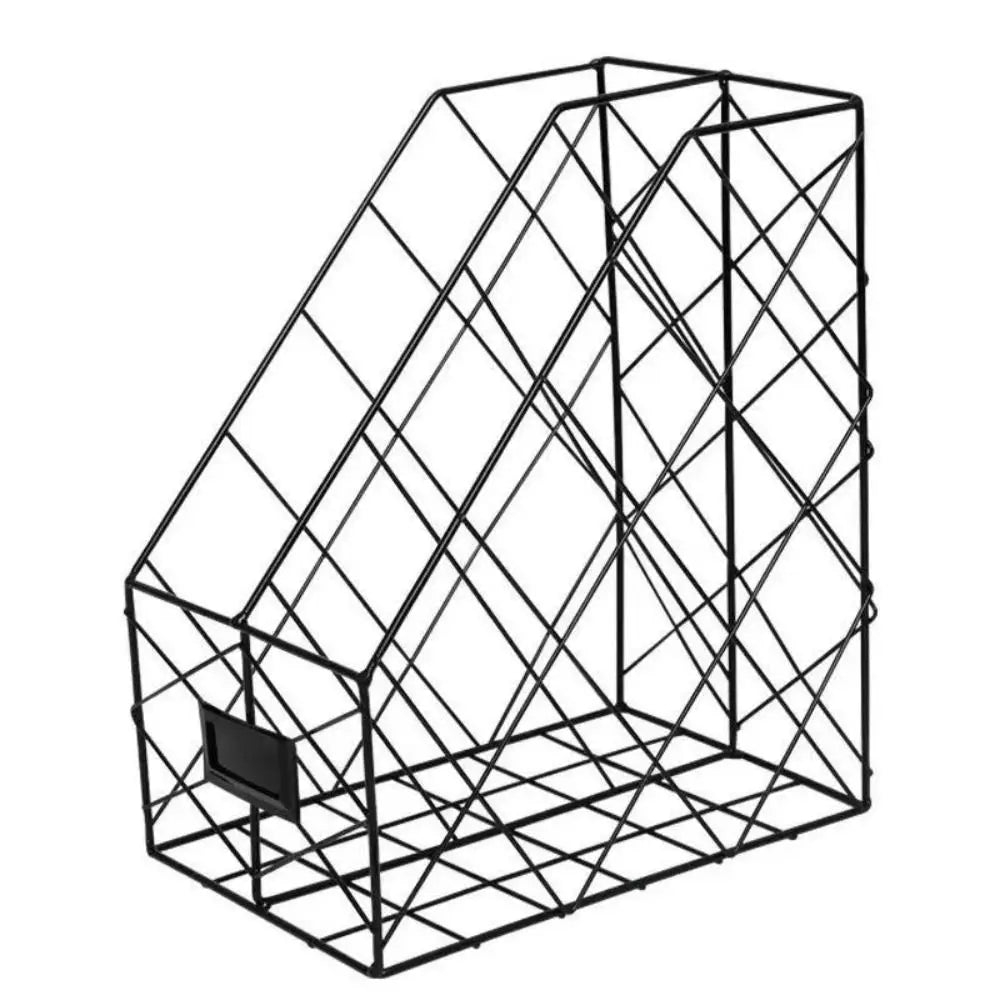 Metal Mesh Desktop File Shelf