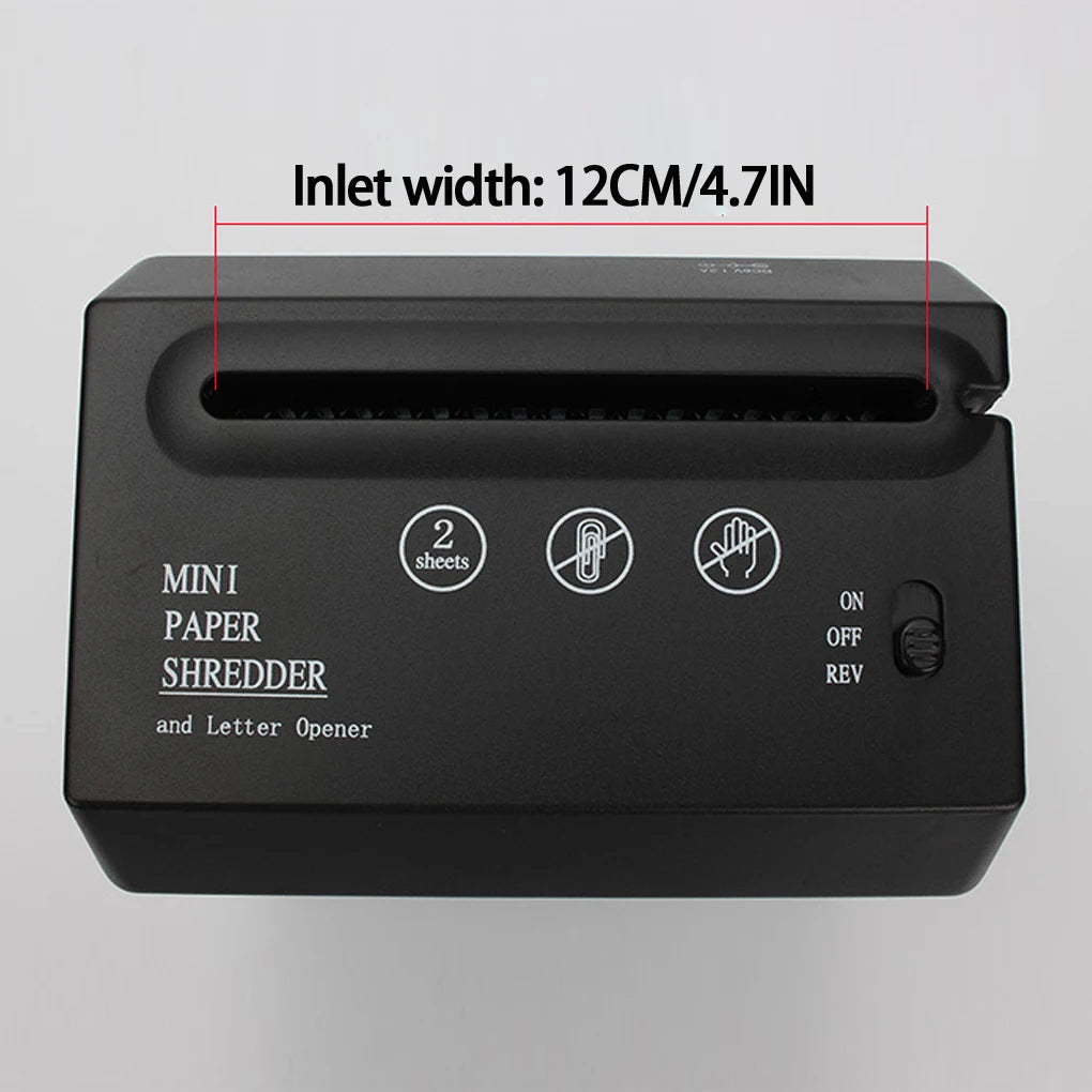 Portable Mini Paper Shredder