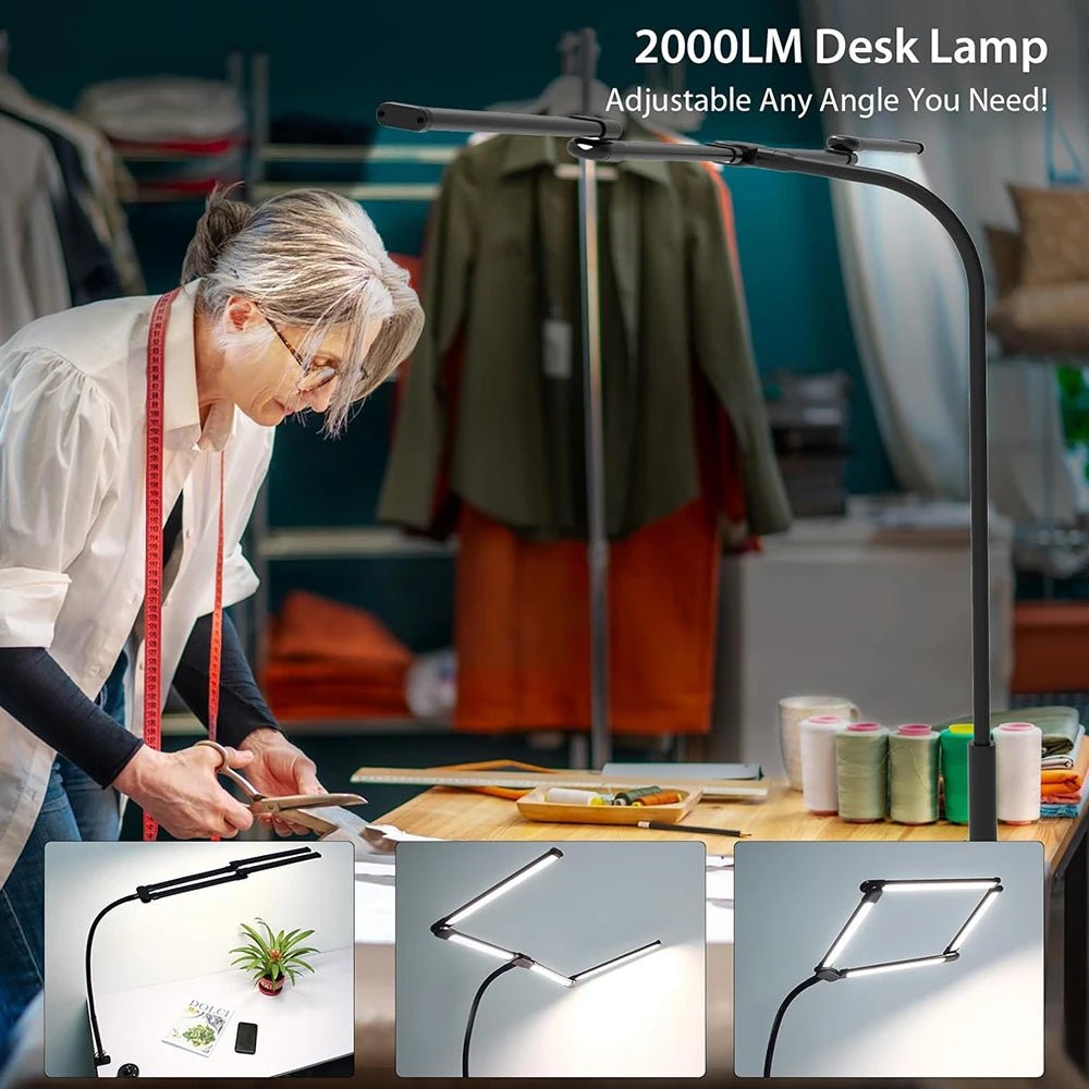 24W Clamp LED Desk Lamp