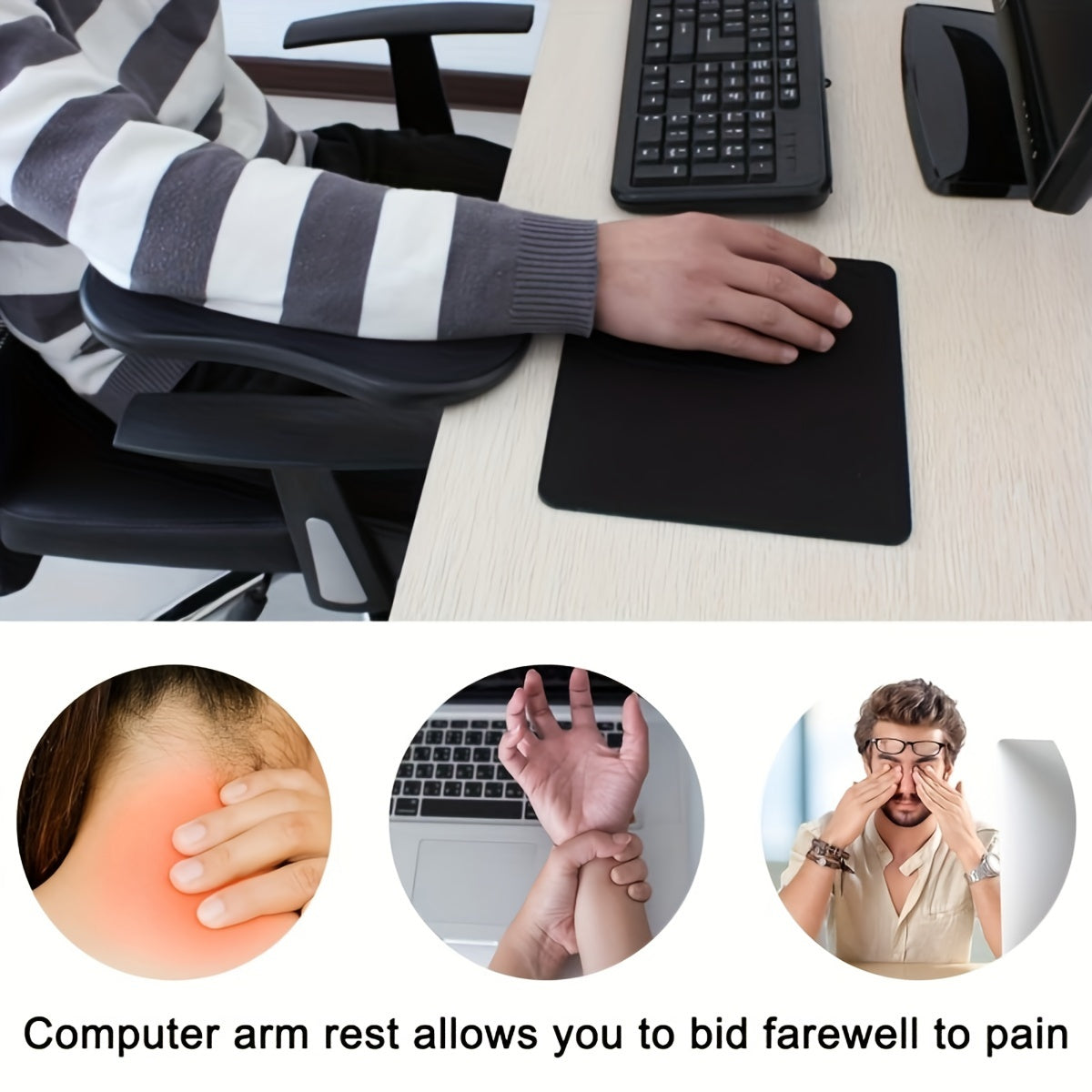 Ergonomic Mouse Wrist Armrest