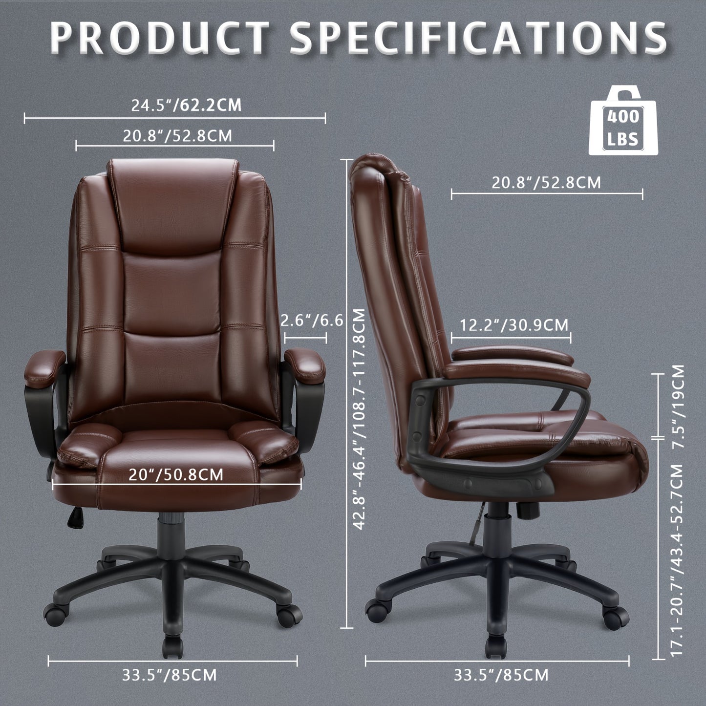 Big Tall PU Executive Chair